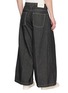 Back View - Click To Enlarge - BEAUTIFUL PEOPLE - Dark Washed Wide Leg One Tuck Jeans