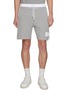 THOM BROWNE Colour Block Drawstring Waist Side 4-Bar Cotton Sweatshorts
