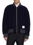 THOM BROWNE RWB Back Stripe Wool Bomber Jacket