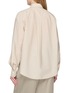 Back View - Click To Enlarge - BRUNELLO CUCINELLI - Sequin Embellished Point Collar Cotton Shirt