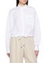 BRUNELLO CUCINELLI Drawstring Waist Crop Shirt