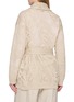 Back View - Click To Enlarge - BRUNELLO CUCINELLI - V-Neck Belted Linen Blend Cardigan