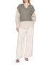 Figure View - Click To Enlarge - BRUNELLO CUCINELLI - Sequin Knit Vest