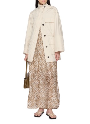 Figure View - Click To Enlarge - BRUNELLO CUCINELLI - Stand Collar Water Resistant Jacket