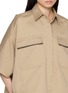  - BRUNELLO CUCINELLI - Cropped Flap Pocket Boxy Shirt