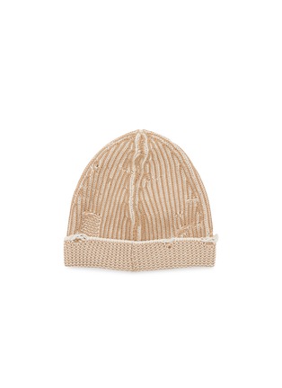 Figure View - Click To Enlarge - MM6 MAISON MARGIELA - Numeric Folded Cotton Beanie