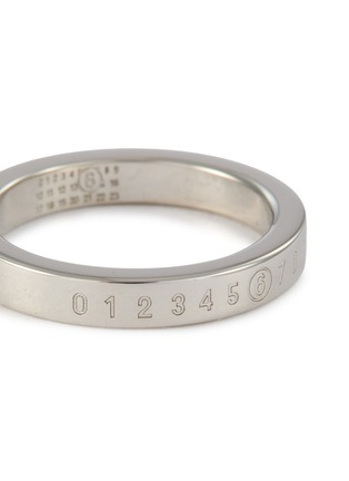 Detail View - Click To Enlarge - MM6 MAISON MARGIELA - Numeric Logo Brass Ring