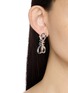 Figure View - Click To Enlarge - MM6 MAISON MARGIELA - Knot silver Brass Stud Earring