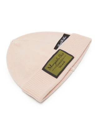 Detail View - Click To Enlarge - MM6 MAISON MARGIELA - Optical Ribbed Beanie