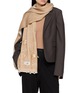 Figure View - Click To Enlarge - MM6 MAISON MARGIELA - Numeric Cotton Scarf
