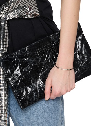 Figure View - Click To Enlarge - MM6 MAISON MARGIELA - Engraved Logo Cuff