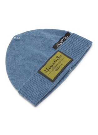 Detail View - Click To Enlarge - MM6 MAISON MARGIELA - Optical Ribbed Beanie