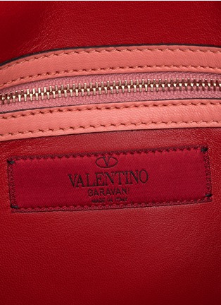 Detail View - Click To Enlarge - VALENTINO GARAVANI - Leather studded clutch