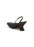  - DRIES VAN NOTEN - 75 Embossed Leather Slingback Wedge Pumps