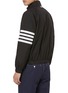 Back View - Click To Enlarge - THOM BROWNE - 4 Bar High Neck Track Jacket