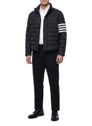 Figure View - Click To Enlarge - THOM BROWNE - 4 Bar Puffer Jacket