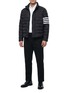 Figure View - Click To Enlarge - THOM BROWNE - 4 Bar Puffer Jacket