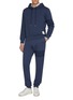 Figure View - Click To Enlarge - THOM BROWNE - Tonal 4-Bar Cotton Sweatpants