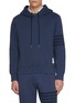 THOM BROWNE Tonal 4-Bar Cotton Hoodie