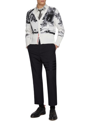 Figure View - Click To Enlarge - THOM BROWNE - Hector Mansion Print Cotton Shirt