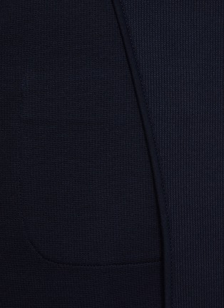  - THOM BROWNE - 4 Bar Single Breasted Cotton Blazer