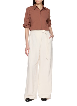 Figure View - Click To Enlarge - BRUNELLO CUCINELLI - Point Collar Slim Shirt