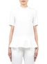 Main View - Click To Enlarge - STELLA MCCARTNEY - Frill-hem crepe top
