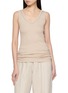 BRUNELLO CUCINELLI Monili Embellished V-Neck Tank Top