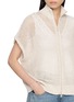  - BRUNELLO CUCINELLI - High Neck Zip Up Diamante Cotton Knit Gilet
