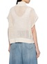 Back View - Click To Enlarge - BRUNELLO CUCINELLI - High Neck Zip Up Diamante Cotton Knit Gilet