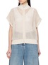 Main View - Click To Enlarge - BRUNELLO CUCINELLI - High Neck Zip Up Diamante Cotton Knit Gilet