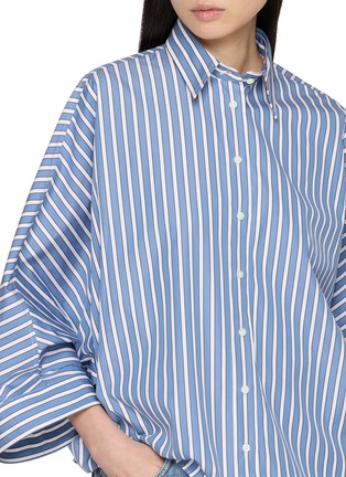  - BRUNELLO CUCINELLI - Striped Boxy Shirt