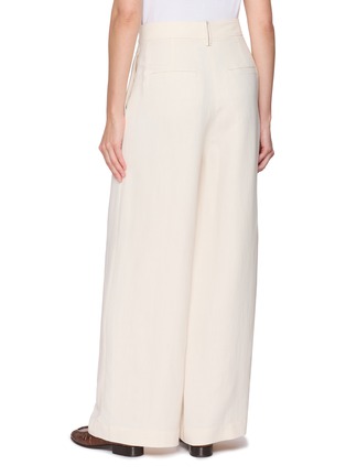 Back View - Click To Enlarge - BRUNELLO CUCINELLI - Belted Wrap Pants
