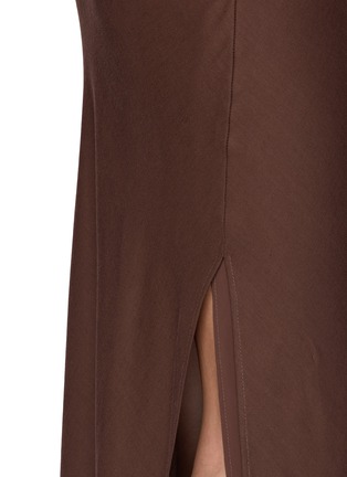  - BRUNELLO CUCINELLI - Side Slit Straight Maxi Skirt