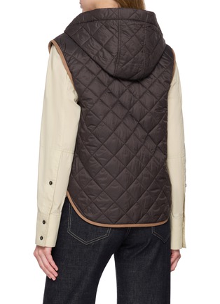 Back View - Click To Enlarge - BRUNELLO CUCINELLI - Ultralight Hooded Padded Vest