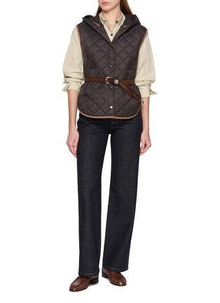 Figure View - Click To Enlarge - BRUNELLO CUCINELLI - Ultralight Hooded Padded Vest