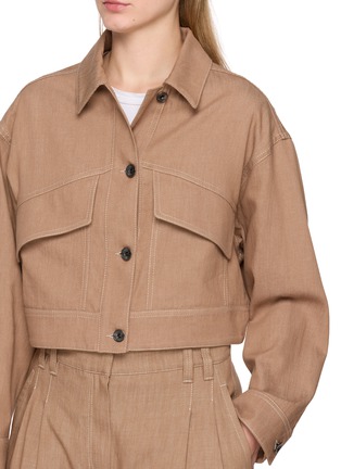  - BRUNELLO CUCINELLI - Cropped Cotton Jacket