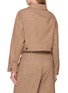 Back View - Click To Enlarge - BRUNELLO CUCINELLI - Cropped Cotton Jacket