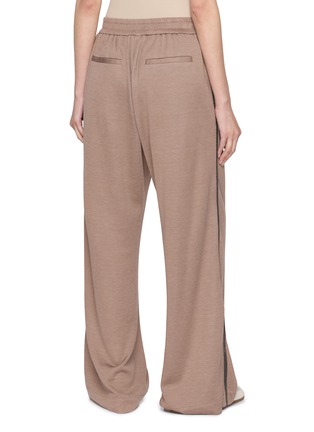 Back View - Click To Enlarge - BRUNELLO CUCINELLI - Straight Leg Cotton Pants