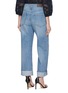 Back View - Click To Enlarge - BRUNELLO CUCINELLI - Turned Up Cuff Light Wash Jeans