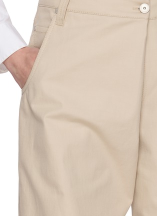  - BRUNELLO CUCINELLI - Wide Leg Cotton Wrap Pants