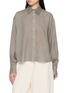 BRUNELLO CUCINELLI Long Sleeve Linen Shirt