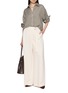 Figure View - Click To Enlarge - BRUNELLO CUCINELLI - Long Sleeve Linen Shirt