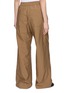 Back View - Click To Enlarge - BRUNELLO CUCINELLI - Elasticated Wide Leg Pants