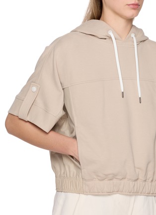  - BRUNELLO CUCINELLI - Drawstring Hood Cotton Sweatshirt