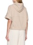 Back View - Click To Enlarge - BRUNELLO CUCINELLI - Drawstring Hood Cotton Sweatshirt
