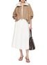 Figure View - Click To Enlarge - BRUNELLO CUCINELLI - Zip Front Cotton Blend Jacket