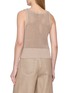 Back View - Click To Enlarge - BRUNELLO CUCINELLI - Openwork Cotton Knit Vest