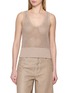 BRUNELLO CUCINELLI Openwork Cotton Knit Vest