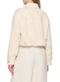 Back View - Click To Enlarge - BRUNELLO CUCINELLI - Cropped Fringed Cotton Denim Jacket
